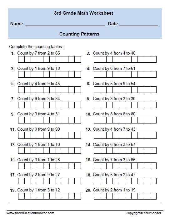 CountingPatterns 3