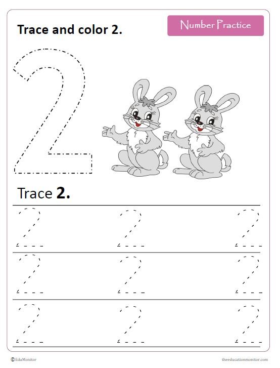 Prek Learning Numbers Worksheets & Printables - EduMonitor | Science ...