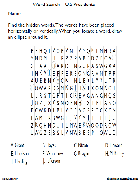 Grade5USPresidentsWordSearch_EduMonitor-1