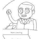 Martin Luther King Coloring Page I EduMonitor