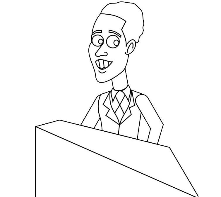Langston Hughes I Black History Coloring Page