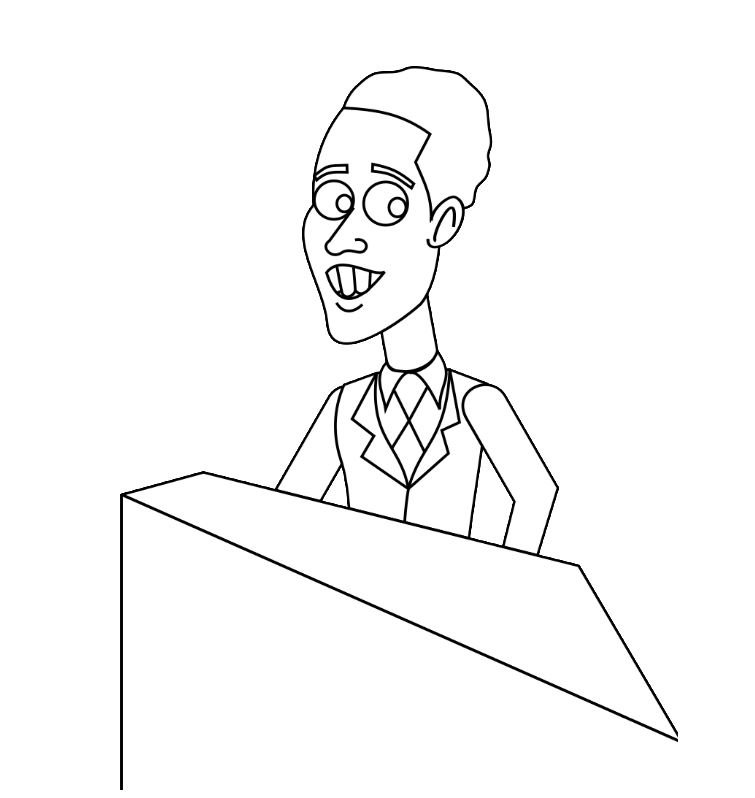 Langston Hughes black history coloring pages