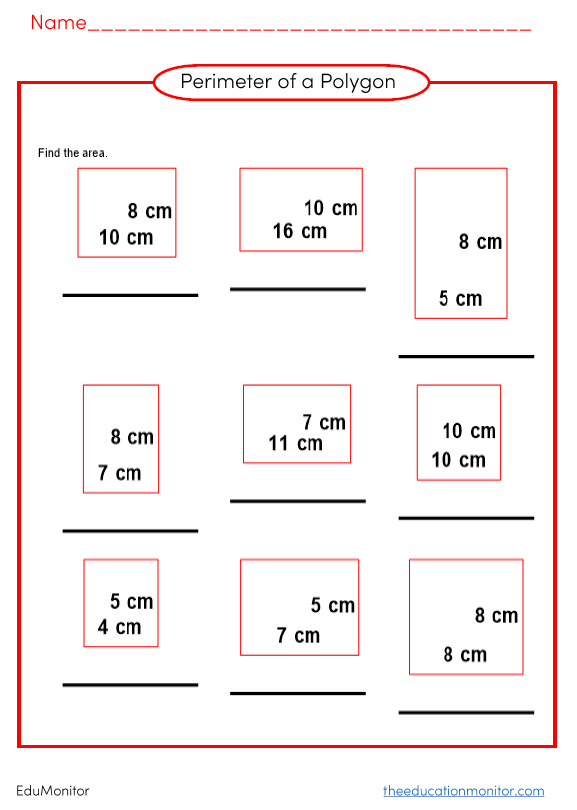 Perimeter Worksheets for Kids