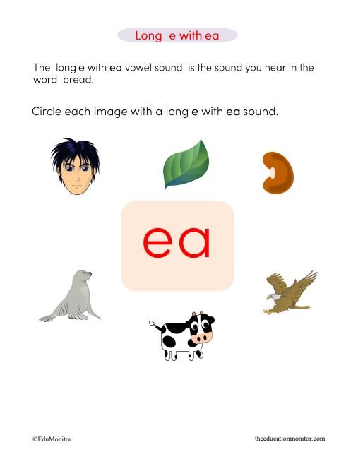 Long o Vowels I Phonics Worksheets