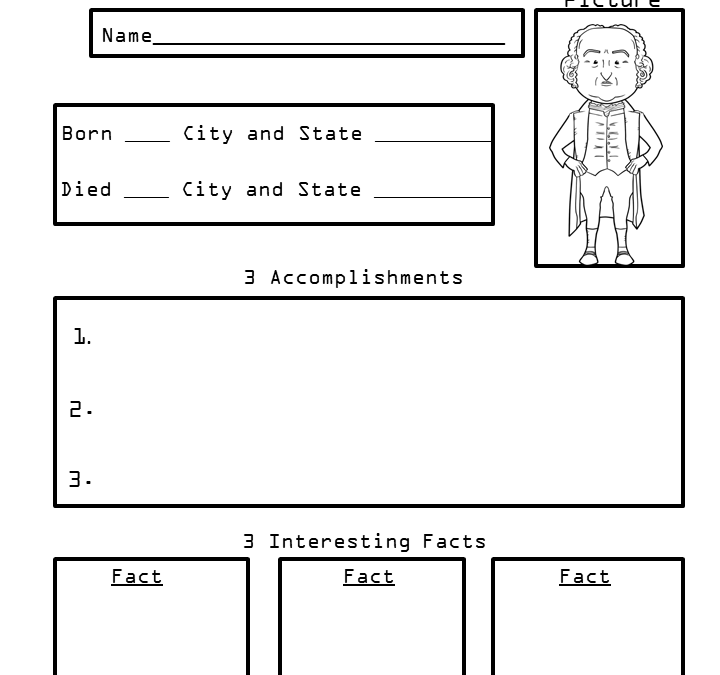 Presidents Biography Worksheets President John Adams