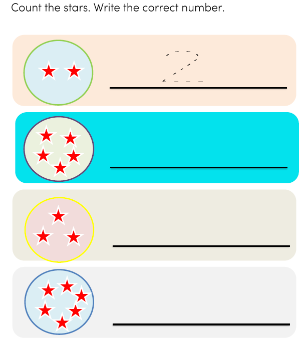 Free Counting Numbers Worksheets
