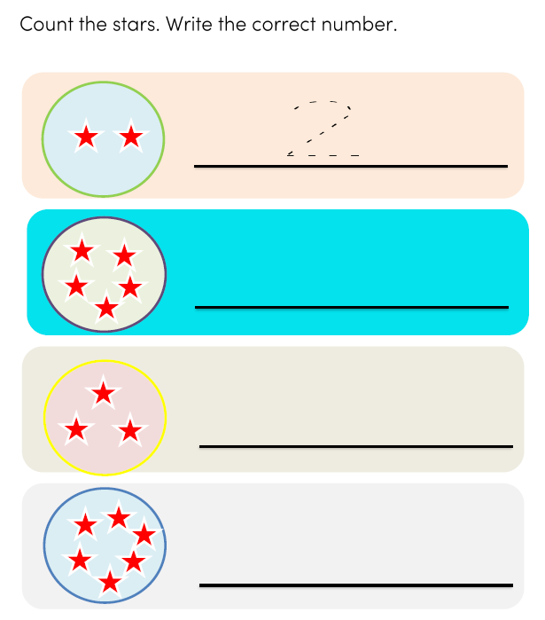 Free Counting Numbers Worksheets