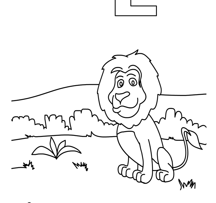 Alphabet Letter Ll Coloring Pages for Preschool