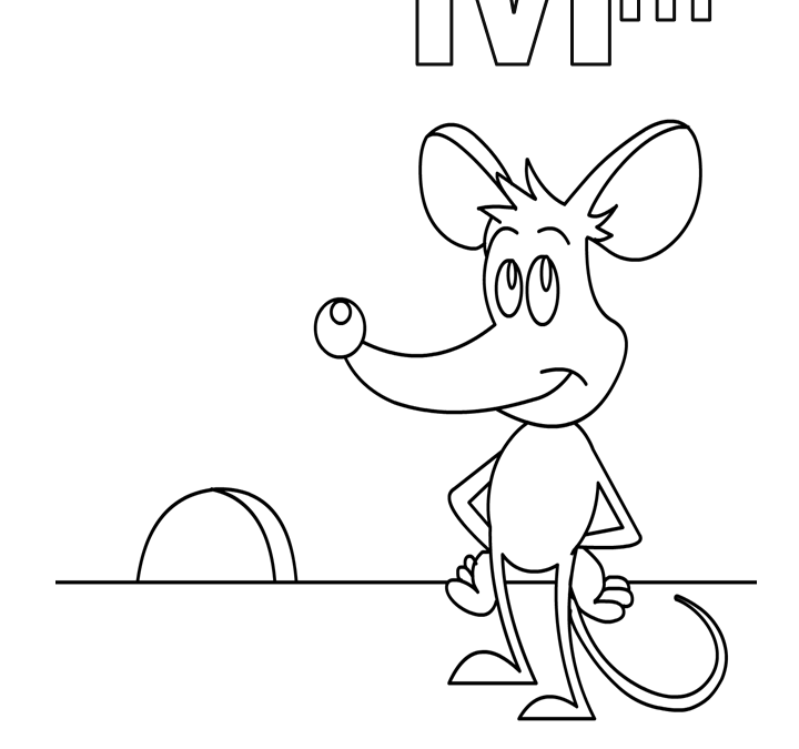 Alphabet Letter M Coloring Pages for Preschool