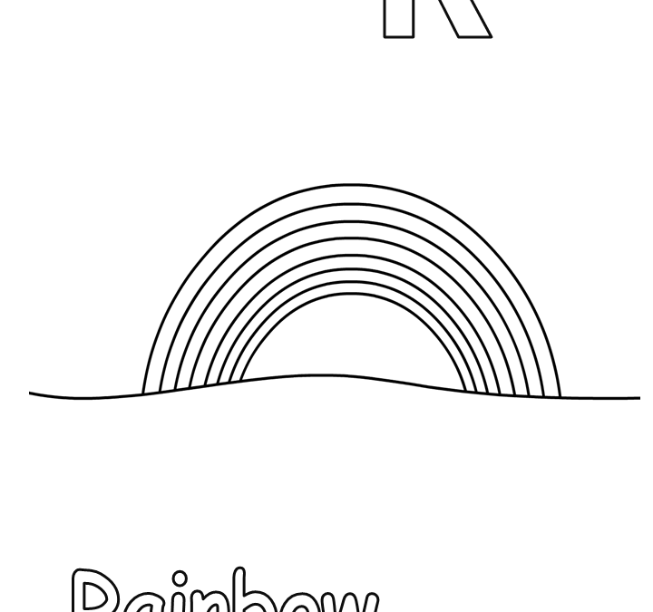 Alphabet Letter Rr Coloring Pages for Preschool