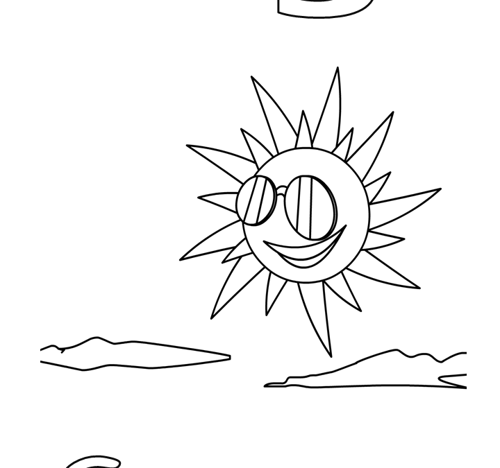 Alphabet Letter S Coloring Pages for Preschool