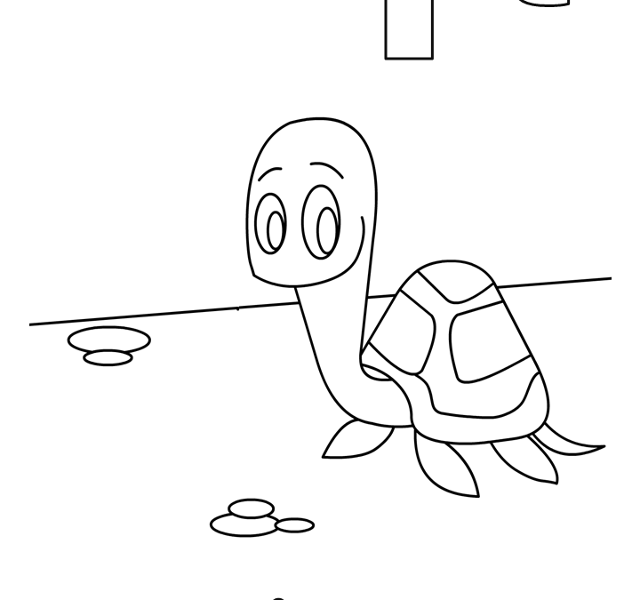 Alphabet Letter Tt Coloring Pages for Kids