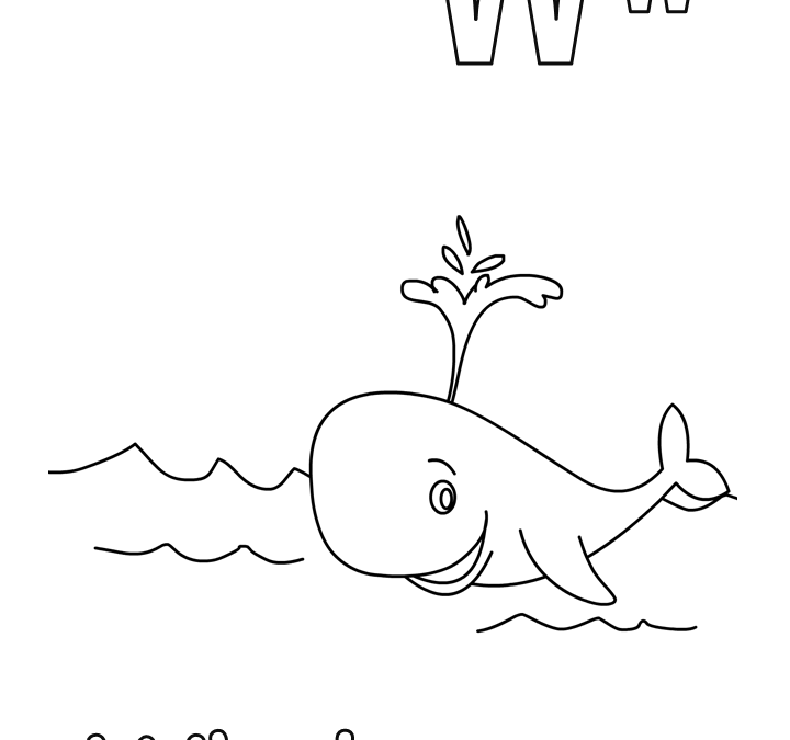 Alphabet Letter W Coloring Pages