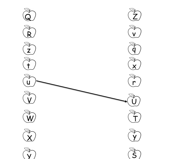 Matching Letters Alphabet Worksheets for Preschool
