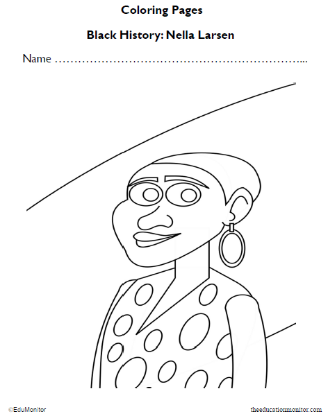 Nella Larsen Coloring Pages for Kids