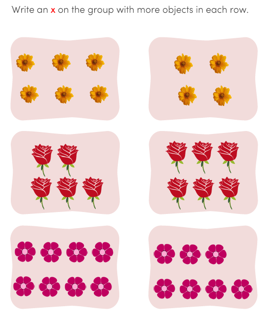 Preschool Compare Numbers Math for Kids