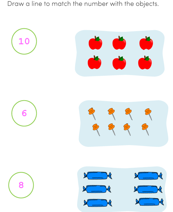 Math Preschool Counting Worksheets for Kids