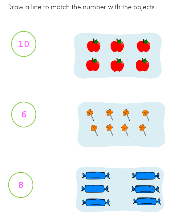 Math Preschool Counting Worksheets for Kids