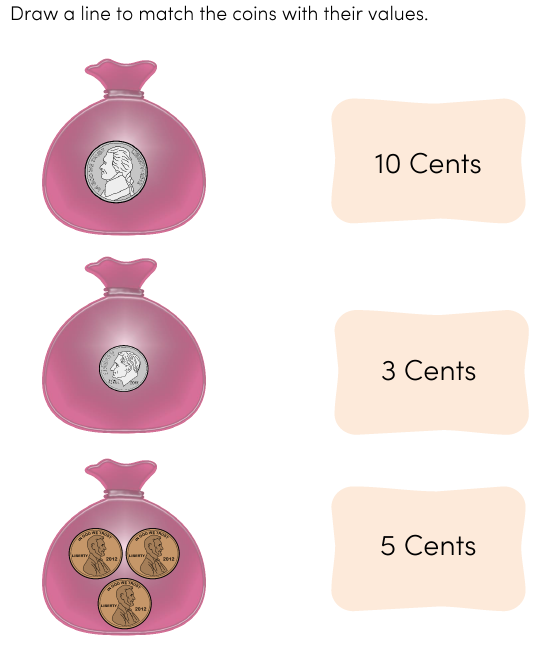 Coins Money Worksheets for Kids