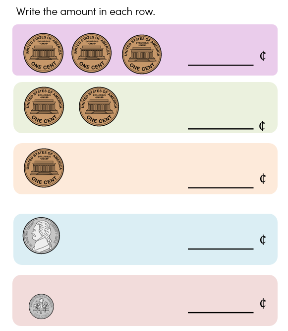 Money Math Printables pdf