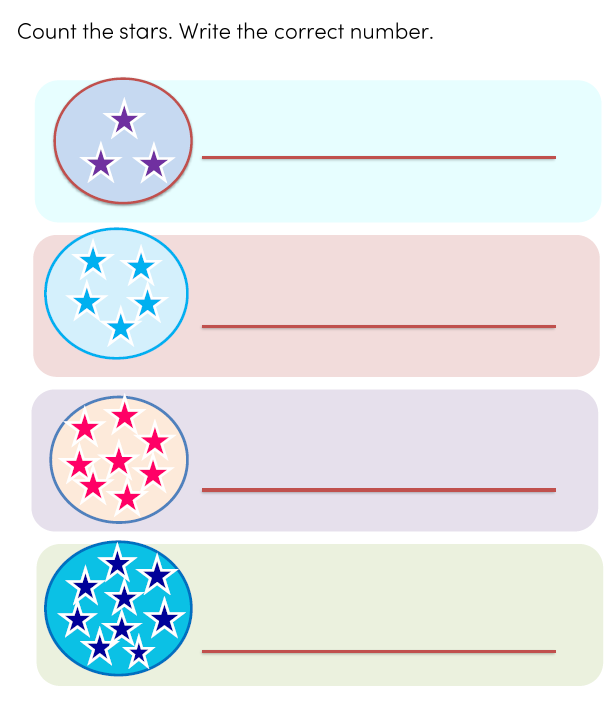 preschool Numbers Math