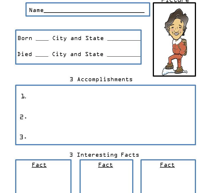 Free Printable Ann Bancroft Biography Worksheet