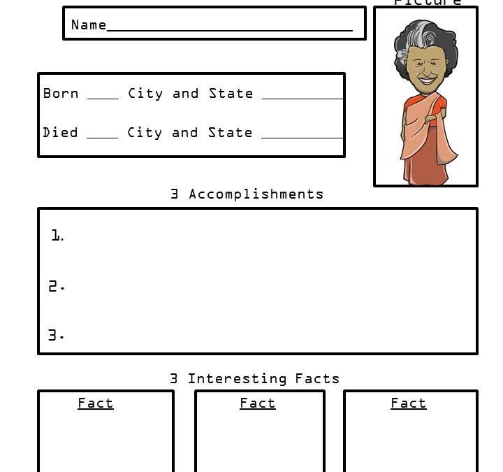 Indira Gandhi Biography Worksheet