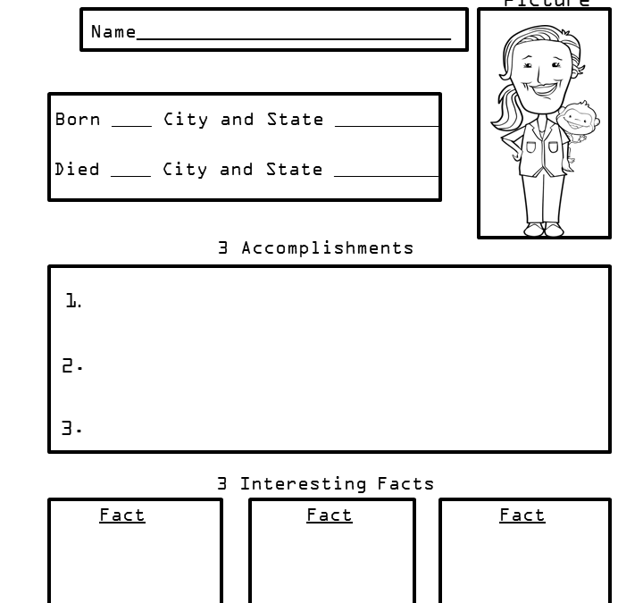Jane Goodall Women’s History Biography Worksheet