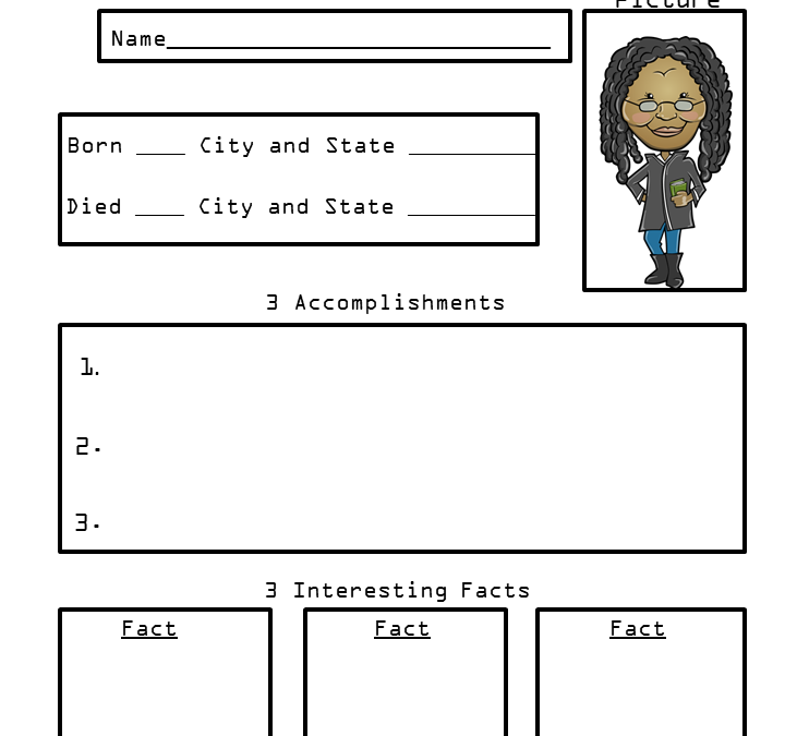 Whoopi Goldberg Biography Worksheet