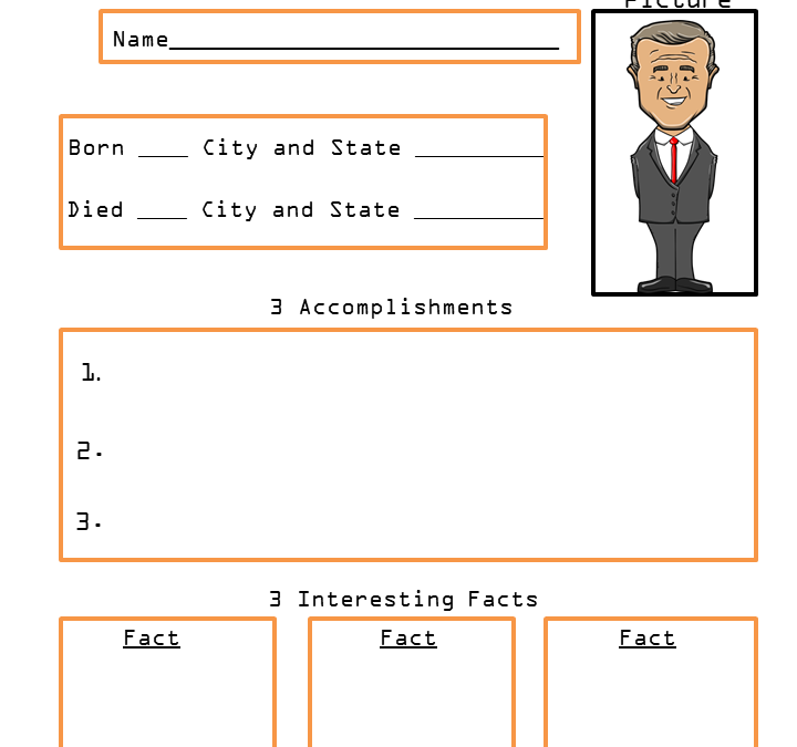 Presidents Biography Worksheets President George W. Bush