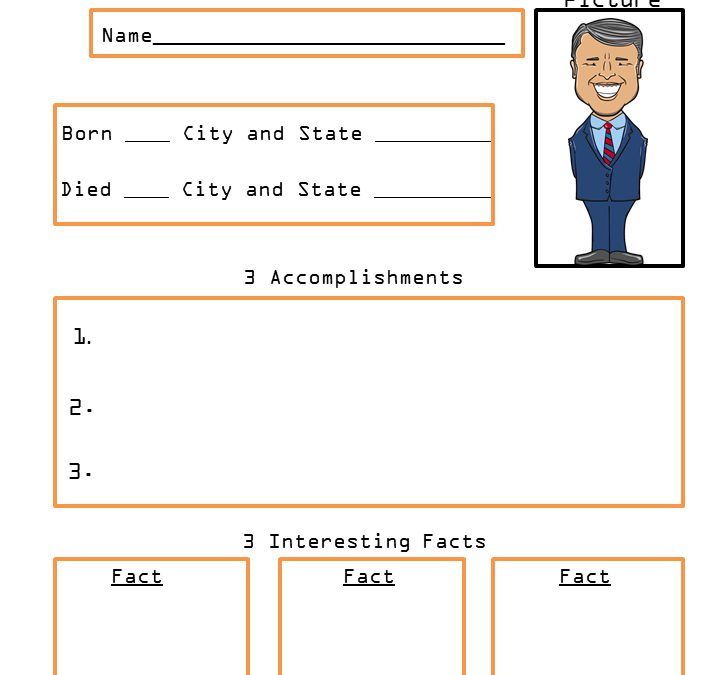 Presidents Biography Worksheets for President Jimmy Carter