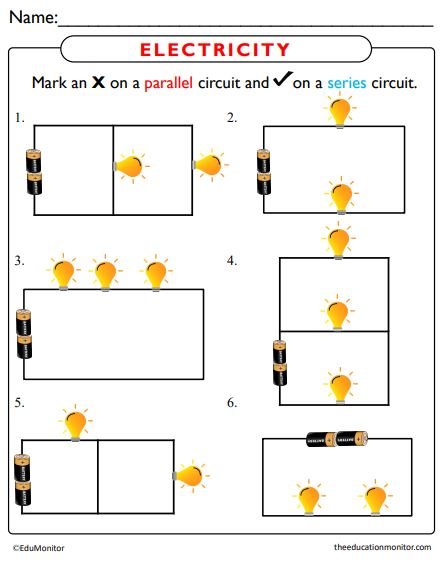 Basic Electricity Worksheets