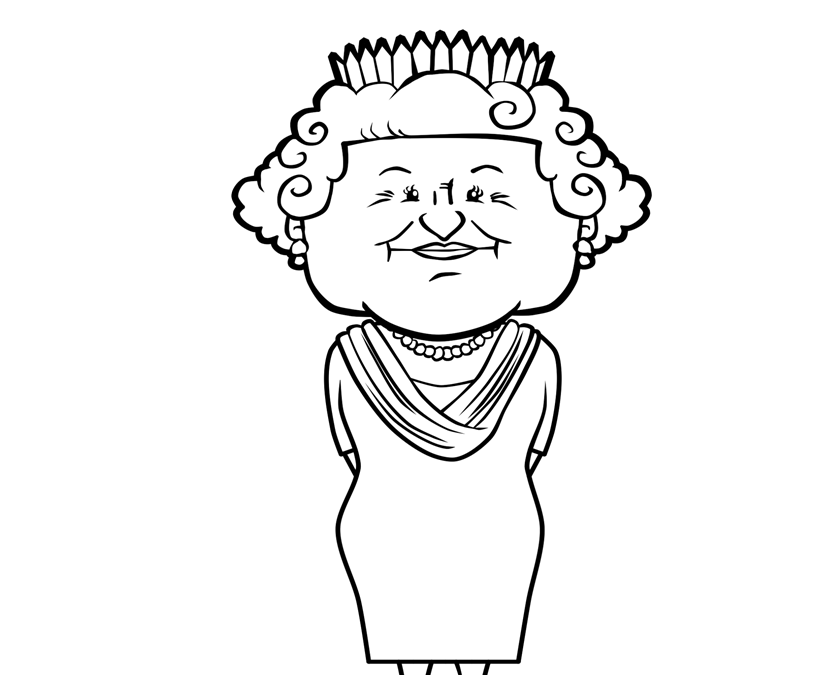 Queen Elizabeth Coloring Pages