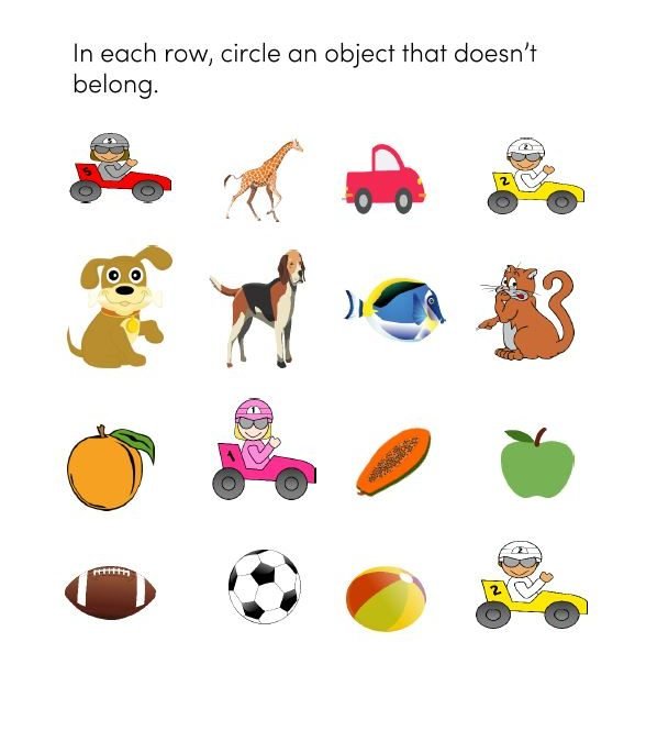 What Doesn’t Belong Worksheets I EduMonitor