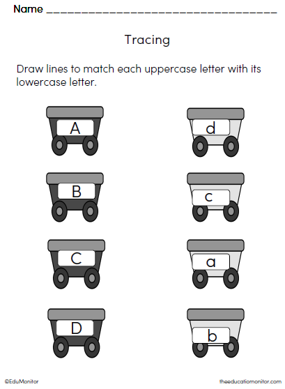 Matching Letters Preschool Worksheet