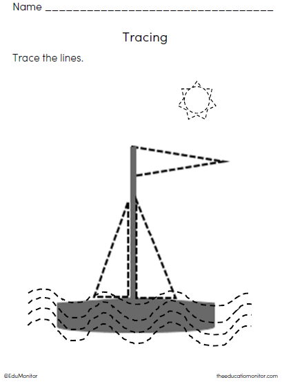 Tracing Preschool Worksheet_EduMonitor-4
