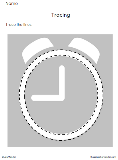 Tracing Preschool Worksheet_EduMonitor-5 Shapes Tracing Worksheets for Preschool
