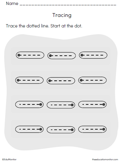 Tracing Preschool Worksheet_EduMonitor Tracing Activities for Preschoolers