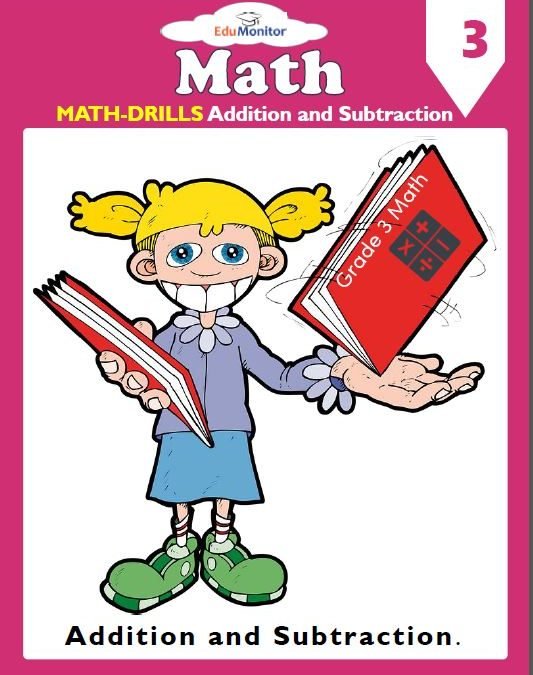 Math-Drills Addition and Subtraction Workbook for Grade 3