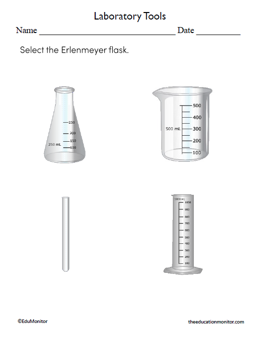 Science Laboratory Equipment and Safety Worksheets