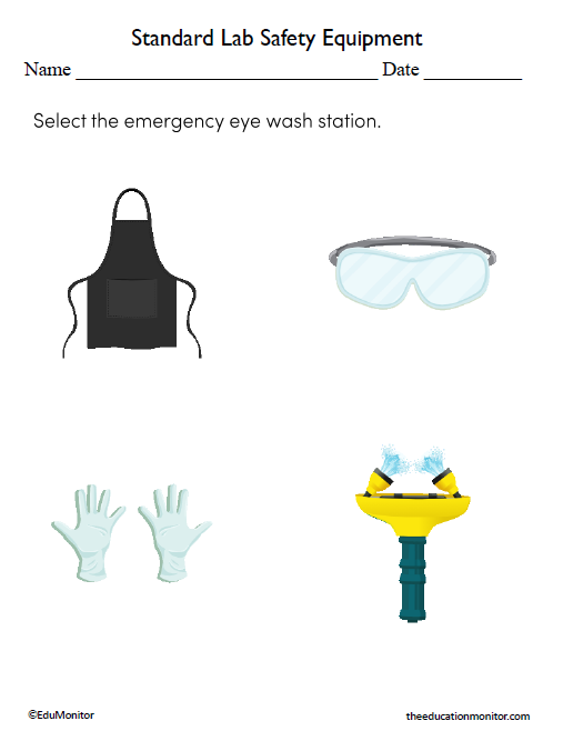 Eighth Grade Lab Practices and Safety Worksheets