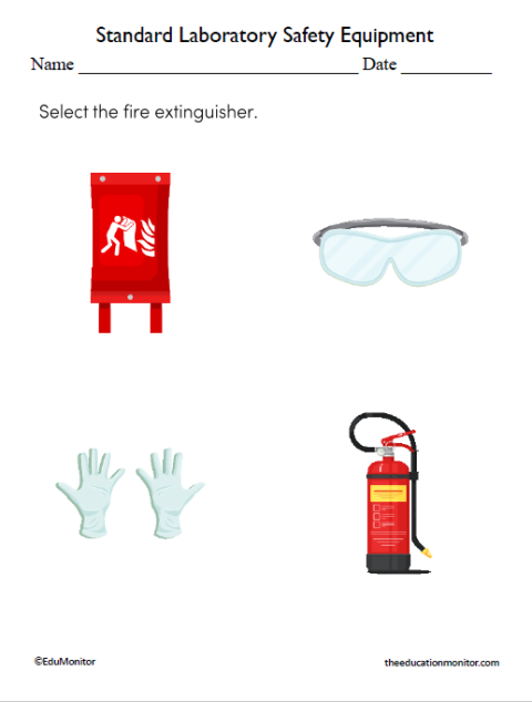 Safety in the Science Laboratory Worksheets - EduMonitor | Science ...