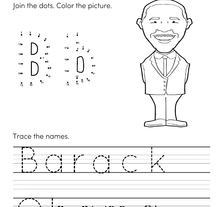 President Barack Obama Presidents Day Worksheets