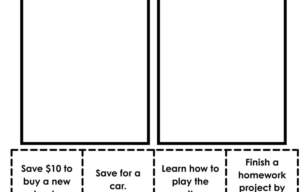Short-Term vs. Long-Term Goals 5th Grade Financial Literacy Worksheet