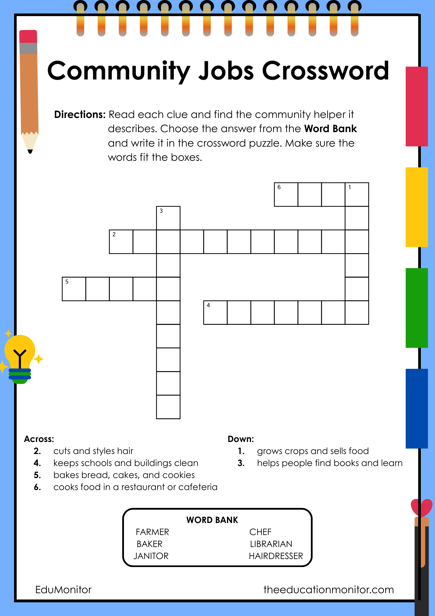 Jobs in the Community 2nd Grade Financial Literacy Worksheet Jobs in the Community 2nd Grade Financial Literacy Worksheet
