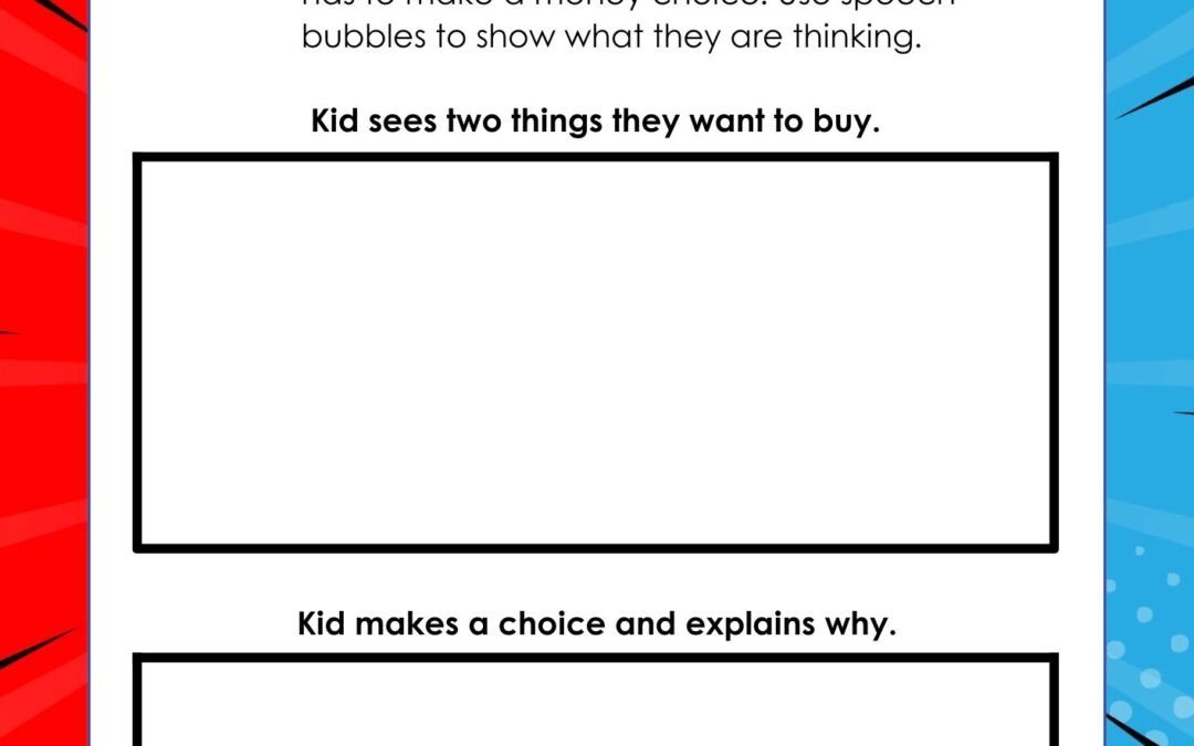 Making Choices with Money 2nd Grade Financial Literacy Worksheet