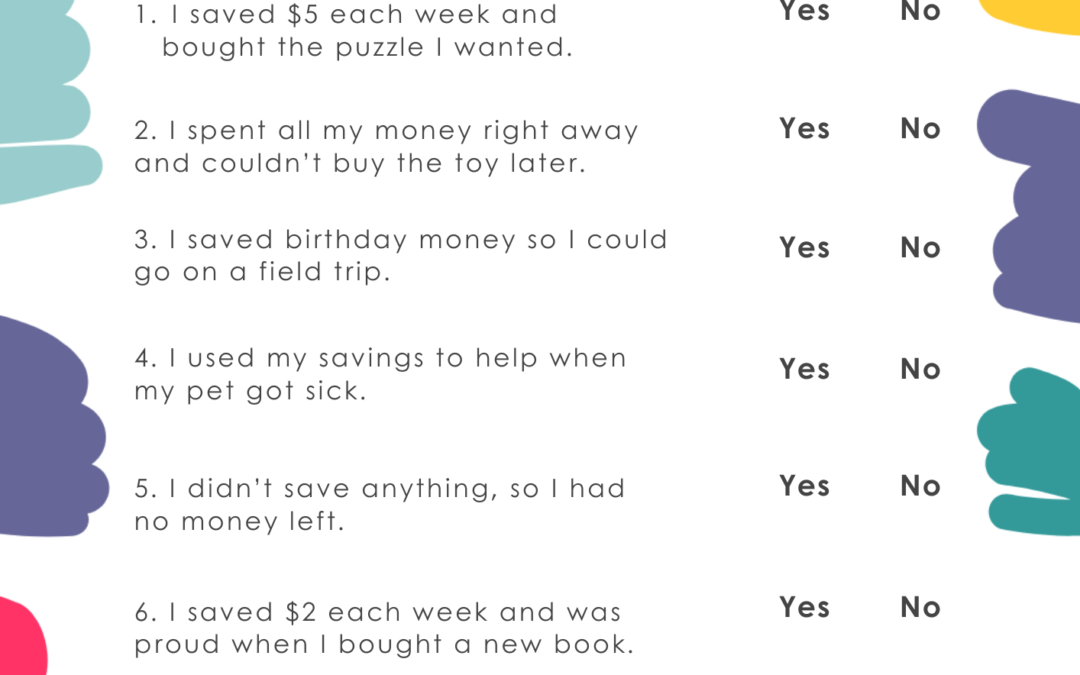 The Rewards of Saving 2nd Grade Financial Literacy Worksheet 