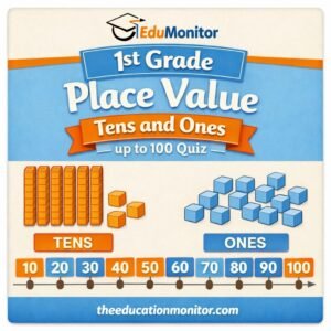 1st Grade Place Value in Tens and Ones up to 100 Quiz