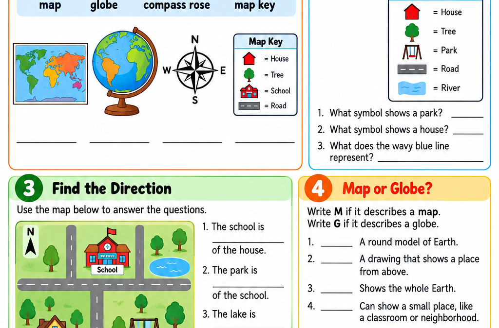 Maps and Globes I Grade 2 Social Studies