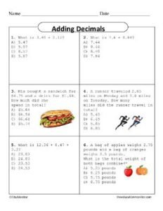 Adding Decimals: A Comprehensive Guide - EduMonitor | Science, Math ...